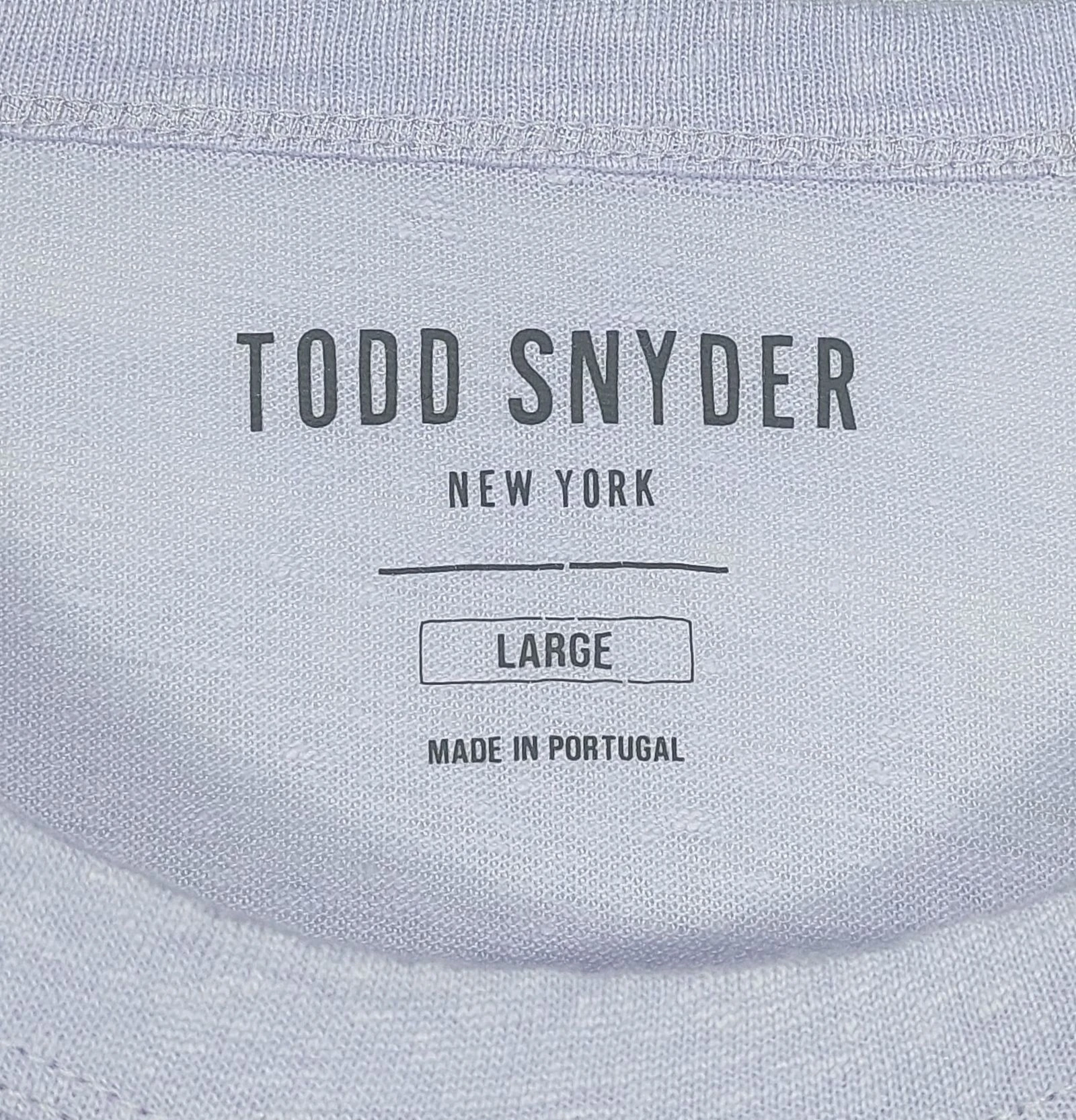 Todd Snyder linen pocket tshirt - lilac L – photo 3
